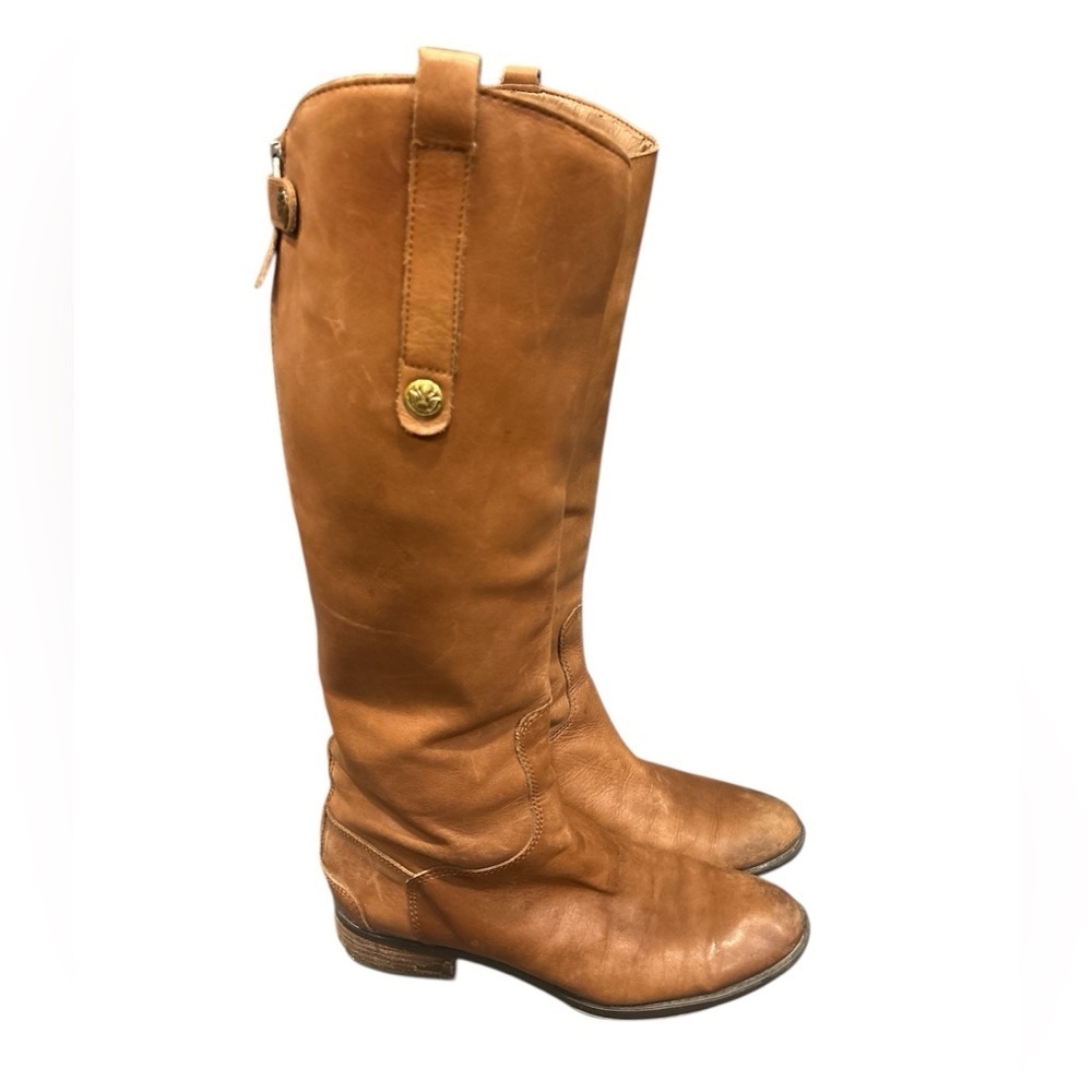 Sam Edelman Penny Whiskey Leather riding Boots